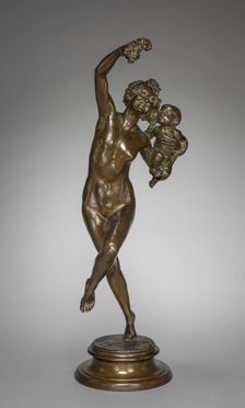 Bacchante and Infant Faun, 1894. Creator: Frederick William MacMonnies (American, 1863-1937)