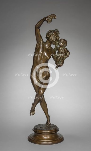 Bacchante and Infant Faun, 1894. Creator: Frederick William MacMonnies (American, 1863-1937).