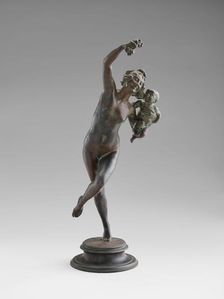 Bacchante and Infant Faun, 1893-1894. Creators: Frederick William MacMonnies, E Gruet