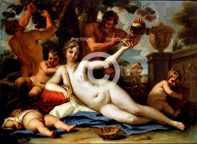 'Bacchante and Satyrs', c1713. Artist: Sebastiano Ricci