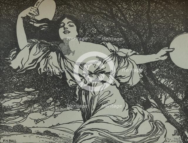 'Bacchante', c20th century (1914-1915). Artist: Fred Hammersley Ball.