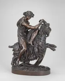 Bacchante with a Goat, 1796, cast 1798. Creator: Philippe-Laurent Roland