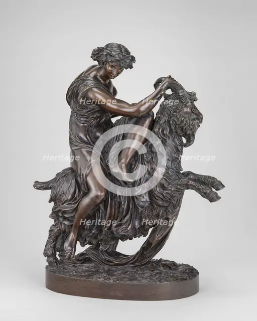 Bacchante with a Goat, 1796, cast 1798. Creator: Philippe-Laurent Roland.