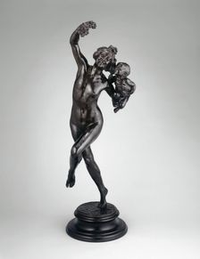 Bacchante with Infant Faun, Modeled 1894, cast after 1894. Creator: Jaboeuf et Rouard