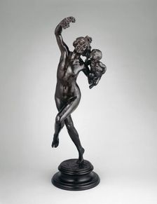 Bacchante with Infant Faun, Modeled 1894, cast after 1894. Creator: Jaboeuf et Rouard