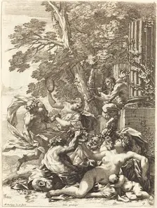 Bacchante with Sleeping Child, 1650s. Creator: Michel Dorigny