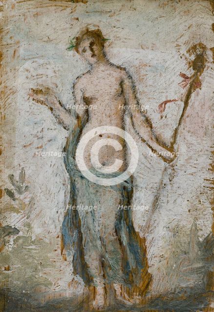 Bacchante with Thyrsus
, c1880. Creator: Henry Cros.