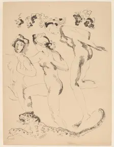 Bacchantes, 1920. Creator: Arthur Davies
