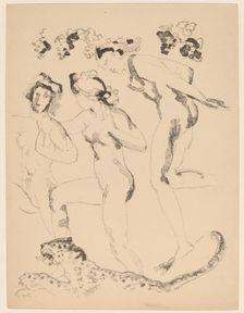 Bacchantes, 1920. Creator: Arthur Davies