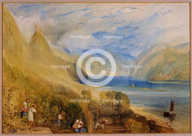 Baccharach on the Rhine, c1820. Creator: JMW Turner.
