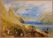 Baccharach on the Rhine, c1820. Creator: JMW Turner