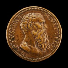 Baccio Bandinelli, 1493-1560, Florentine Sculptor [obverse]. Creator: Leone Leoni