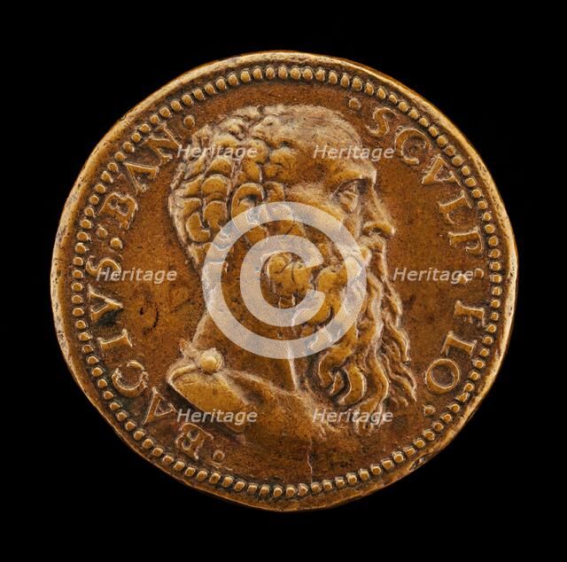 Baccio Bandinelli, 1493-1560, Florentine Sculptor [obverse]. Creator: Leone Leoni.