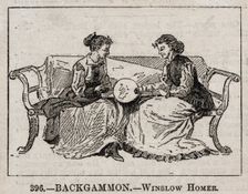Backgammon. Creator: Winslow Homer (American, 1836-1910)