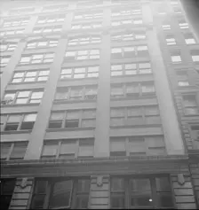 Background photgraph for Hightstown project, Garment factory on West Twenty-first Street, NY,1936. Creator: Dorothea Lange