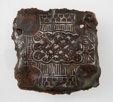 Backplate of a Belt Buckle, Frankish, 6th-7th century. Creator: Unknown