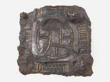 Backplate of a Belt Buckle, Frankish, 6th-7th century. Creator: Unknown