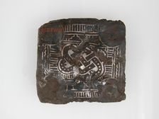 Backplate of a Belt Buckle, Frankish, 6th-7th century. Creator: Unknown