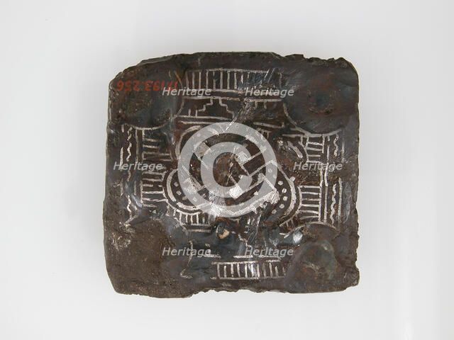 Backplate of a Belt Buckle, Frankish, 6th-7th century. Creator: Unknown.