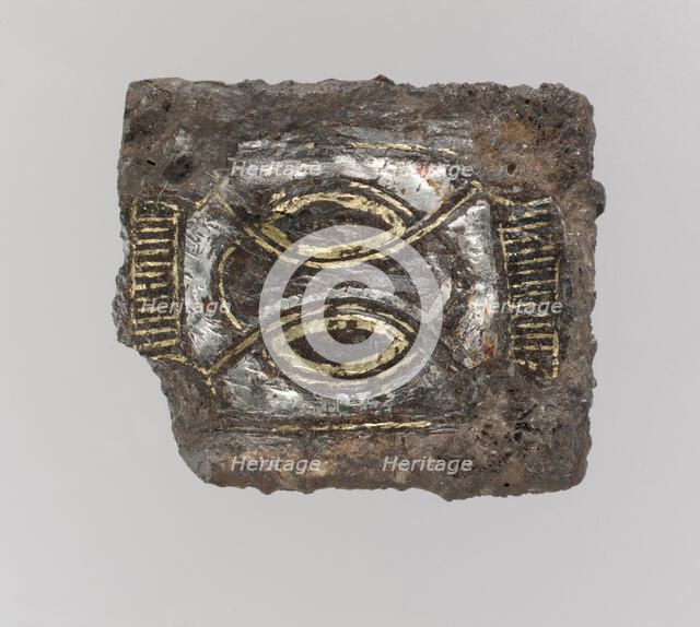Backplate of a Belt Buckle, Frankish, 6th-7th century. Creator: Unknown.