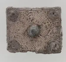 Backplate of a Belt Buckle, Frankish, 6th-7th century. Creator: Unknown