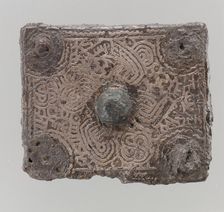 Backplate of a Belt Buckle, Frankish, 6th-7th century. Creator: Unknown