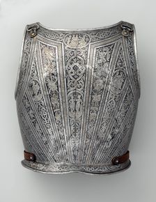 Backplate of an armour for Vincenzo Luigi di Capua (d. 1627), Italian, Milan, ca. 1595. Creator: Pompeo della Cesa