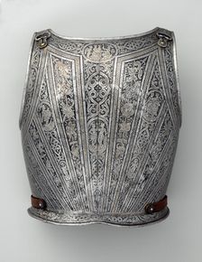 Backplate of an armour for Vincenzo Luigi di Capua (d. 1627), Italian, Milan, ca. 1595. Creator: Pompeo della Cesa