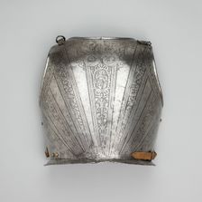 Backplate, Italy, northern, c. 1590/1600. Creator: Unknown
