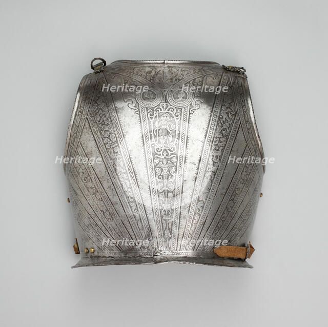 Backplate, Italy, northern, c. 1590/1600. Creator: Unknown.