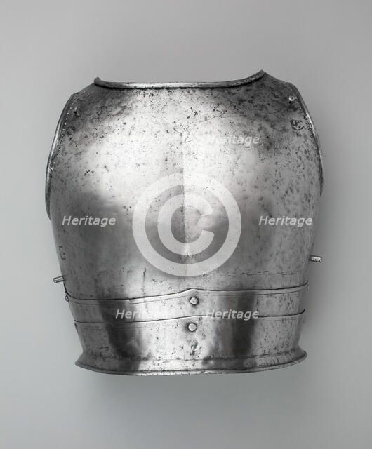 Backplate, Italy, early 17th century, marked later. Creator: Unknown.