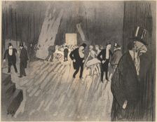 Backstage of the Ballet, c. 1900. Creator: Sem (Georges Gourçat) (French, 1863-1934)