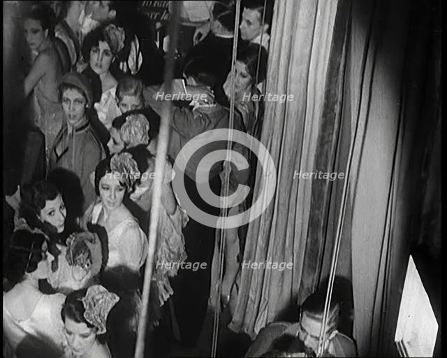 Backstage at the Theatre, 1931. Creator: British Pathe Ltd.