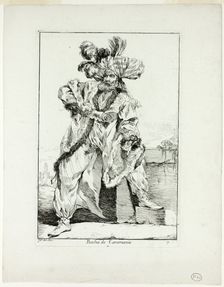 Bacha de Caramanie, plate seven from Caravanne du Sultan à la Mecque, 1748. Creator: Joseph-Marie Vien the Elder