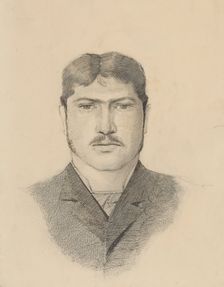 Bachelor's head, 1880-1910. Creator: Ladislav Mednyanszky