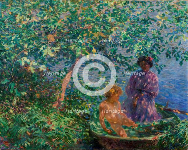 Baci di Sole, 1908. Creator: Nomellini, Plinio (1866-1943).