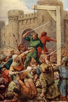 Back to Back Stood The Dauntless Two 1932. Creator: Howard Davie