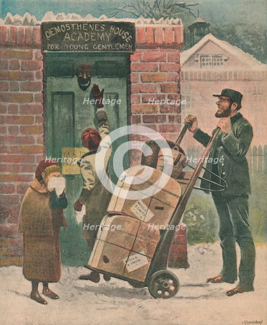 'Back to School', 1895. Creator: Unknown.