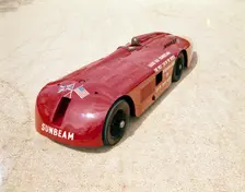 Back view of a 1927 Sunbeam 1000hp