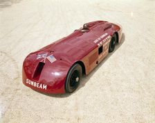 Back view of a 1927 Sunbeam 1000hp