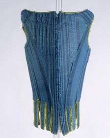 Back view of a corset, c1670-c1680
