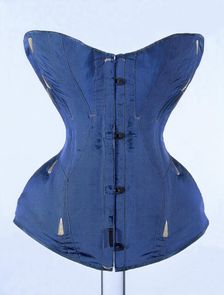 Back view of a corset, c1851
