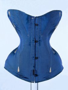 Back view of a corset, c1851. Creator: Unknown