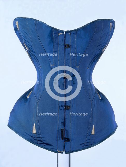 Back view of a corset, c1851. Creator: Unknown.