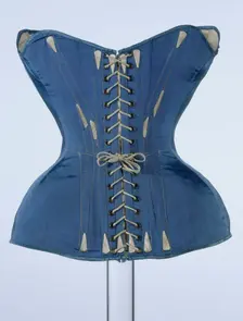 Back view of a corset, c1851. Creator: Unknown