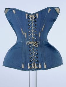 Back view of a corset, c1851. Creator: Unknown