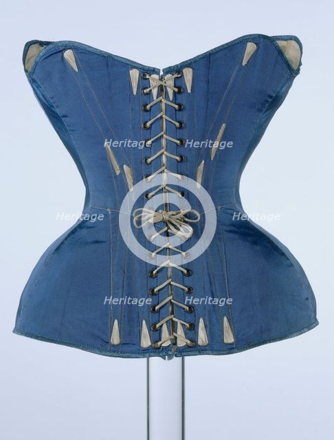 Back view of a corset, c1851. Creator: Unknown.