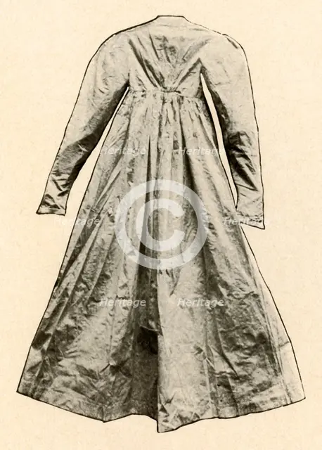 'Back view of a 'flying Josie', worn in Pennsylvania', late 18th century, (1937)., Creator: Unknown.