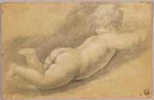 Back View of Putto, n.d. Creator: Unknown
