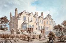 Back view of the Manor House on St Marylebone High Street, London, c1802. Artist: Anon